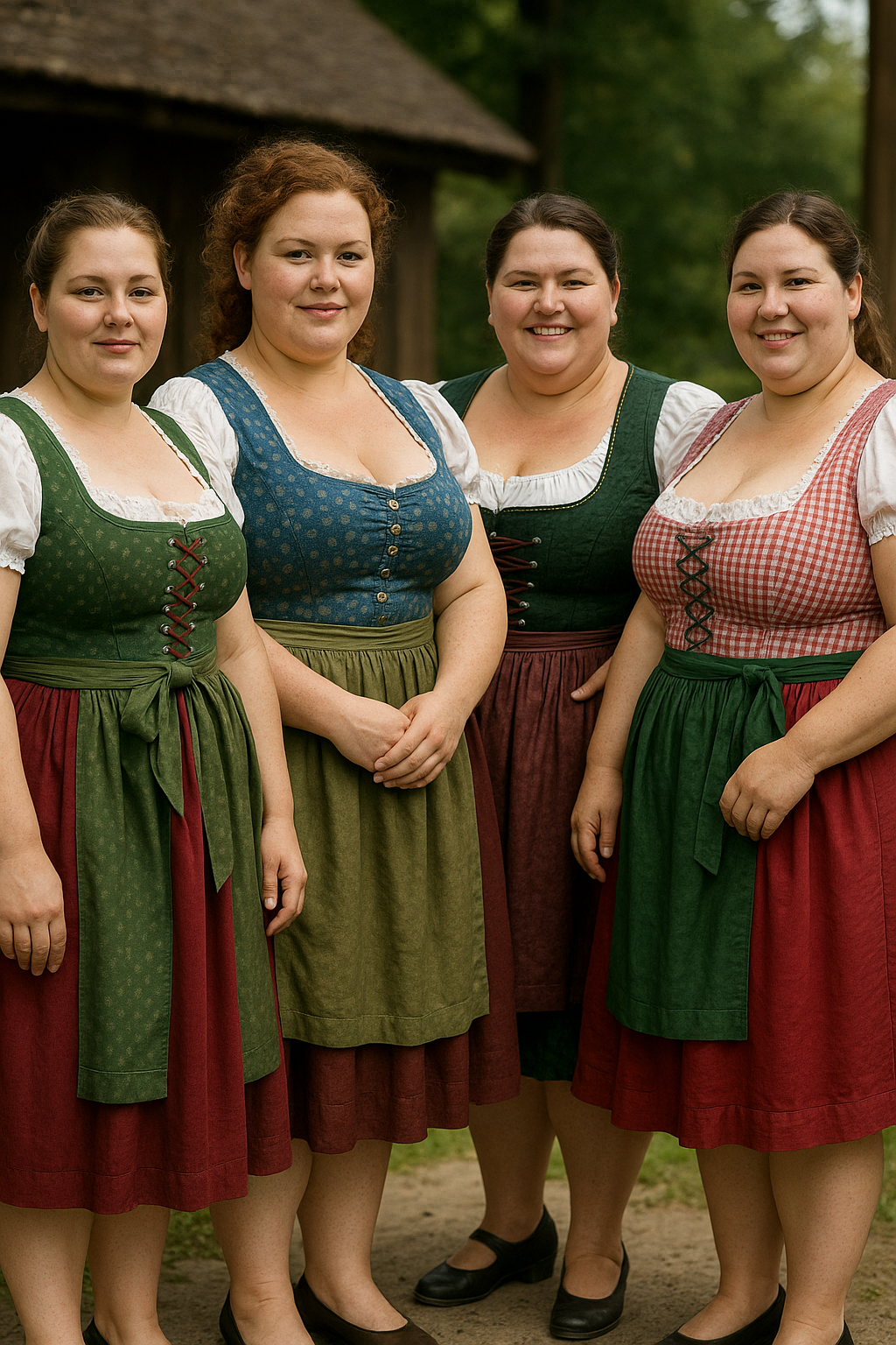 Dirndl for Bulky Body type