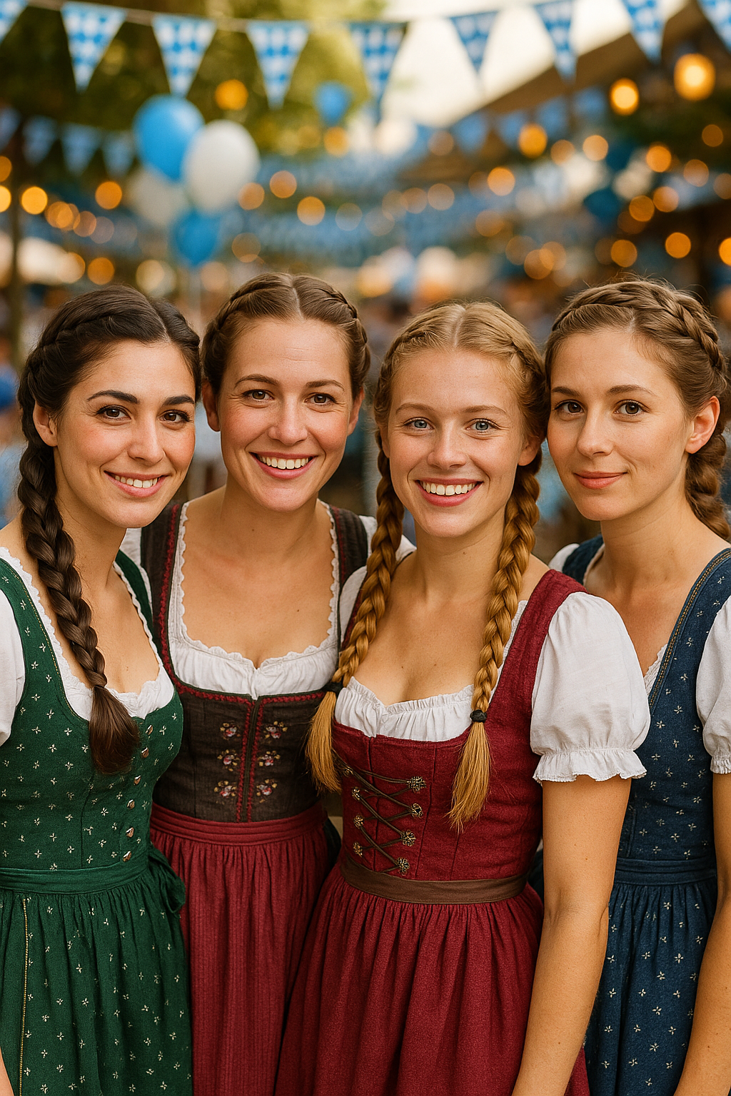 Hairstyles with Dirndl