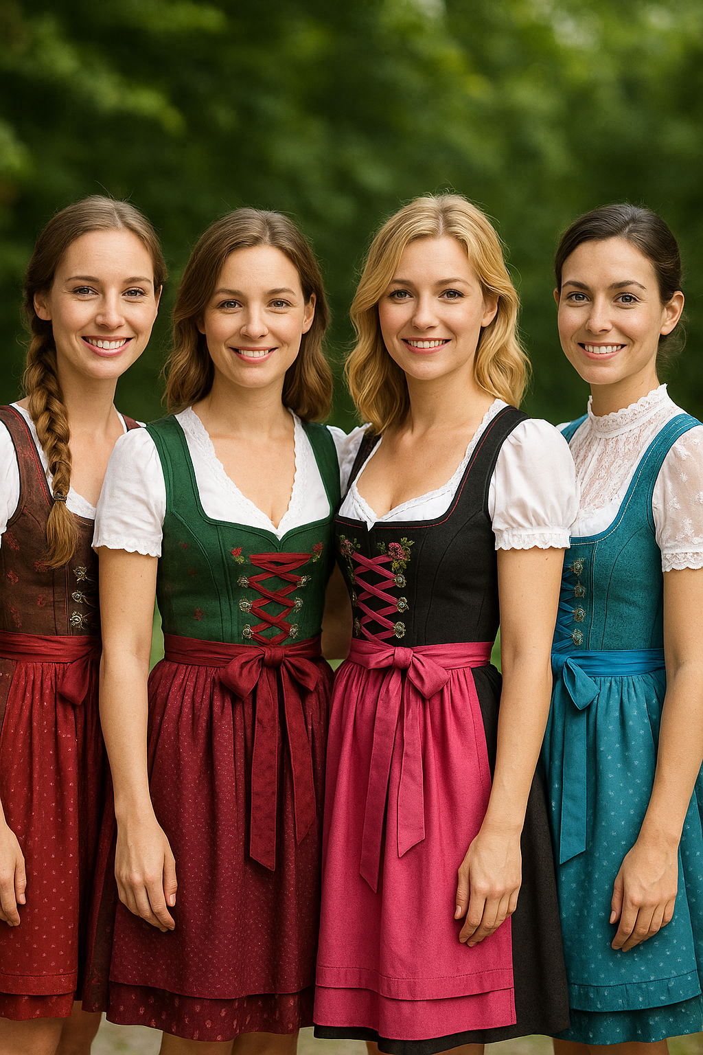 Dirndl Blouse Combinations