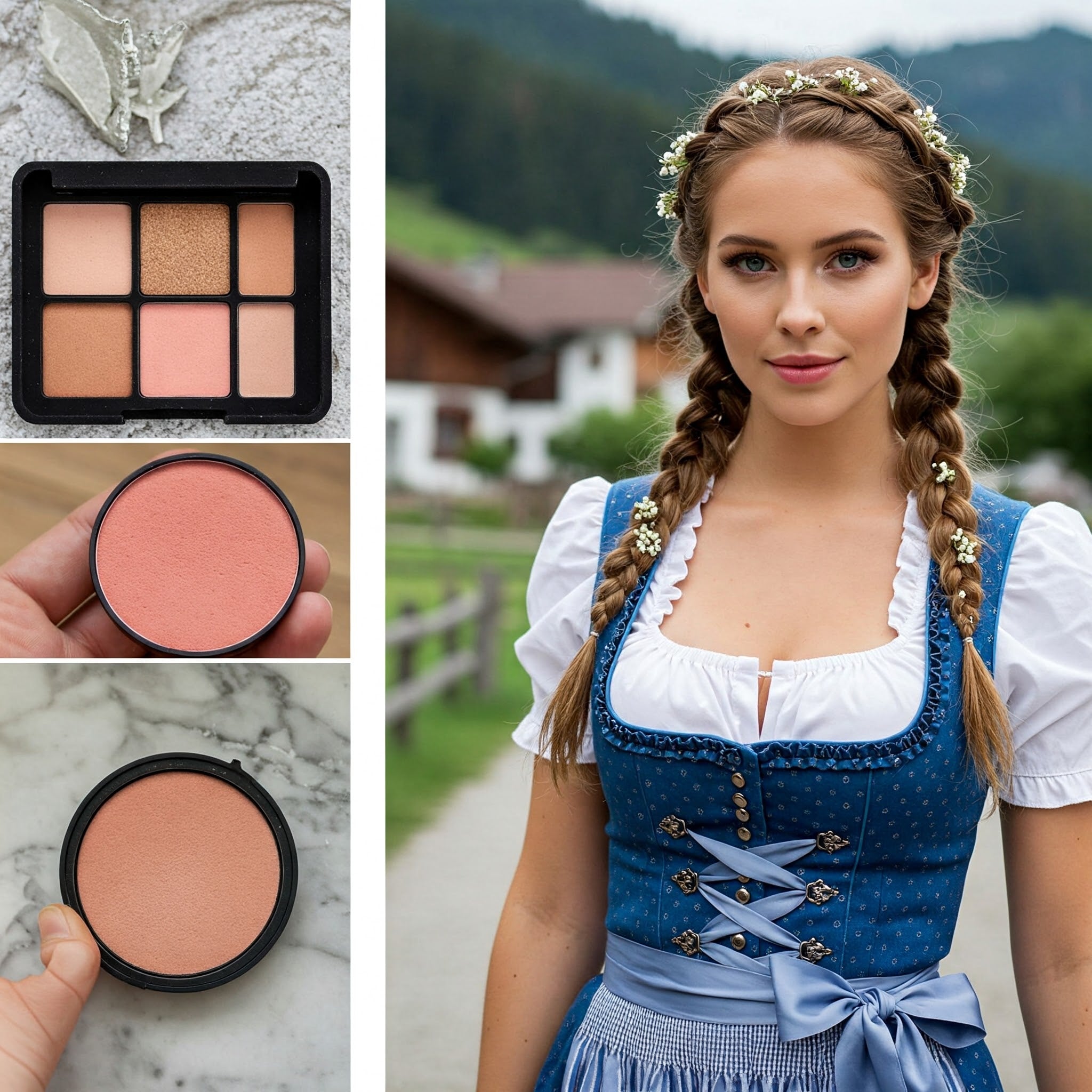 Make up with dirndl