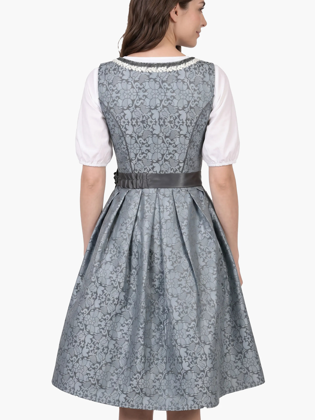 Midi Dirndl Inspired by Pure Slate Blue Heritage