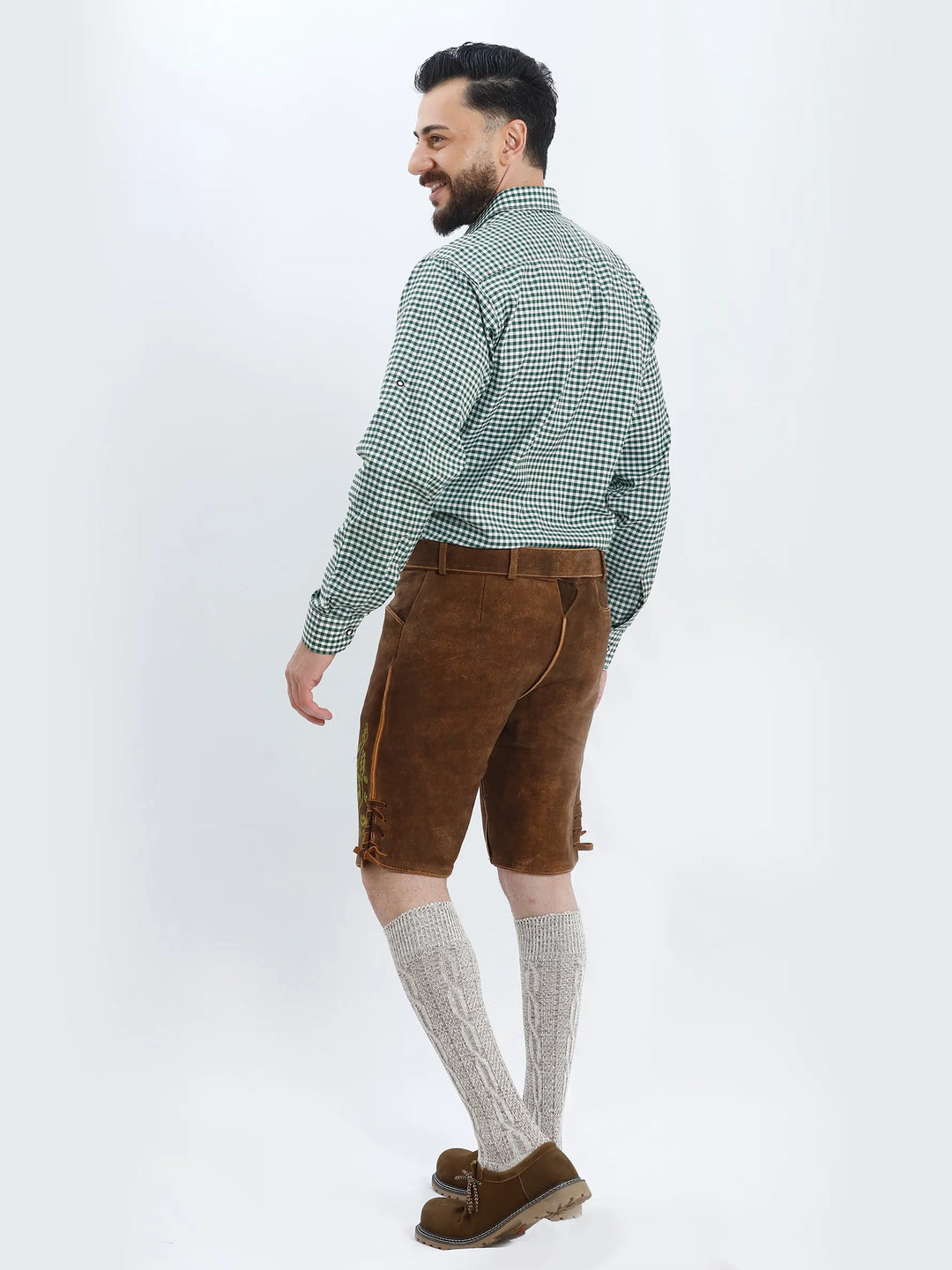 Lederhosen Men Hirsch with Belt