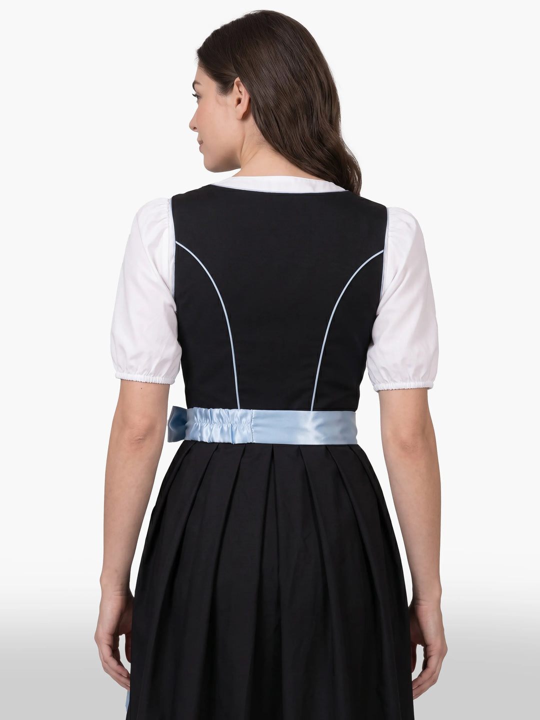 Embroidered German Dirndl Celestial Blue Charm