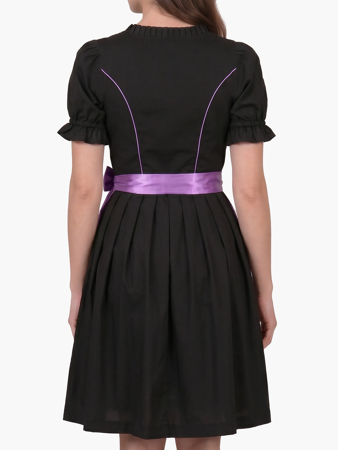 Enchanted Black Oktoberfest Dress Lilac Bloom