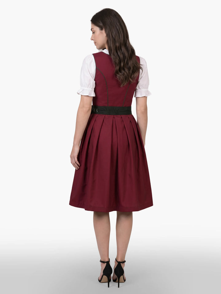 Authentic German Embroidered Dirndl Folk Embroidery