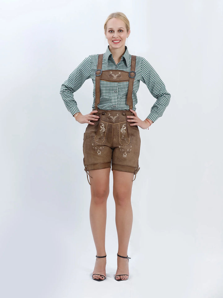 Women Lederhosen Alpine Flower